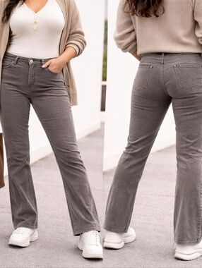 Levi’s Women’s y2k  Taupe Corduroy Pants Size 30 Bootcut Mid Rise Stretch Neutra